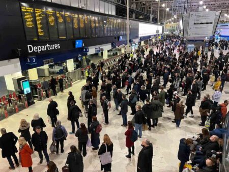 Passengers told to avoid London’s Waterloo Station all day after major signalling problem