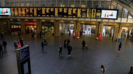 Rail strikes: trains halted as passengers face weekend of disruption