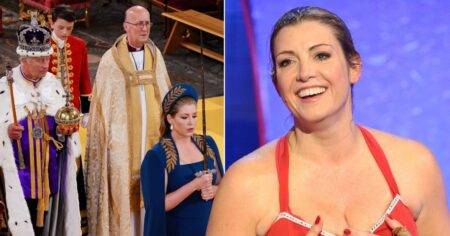 Penny Mordaunt becomes first Splash contestant to attend a coronation – no, we haven’t forgotten