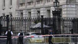 Man arrested after crashing into gates at Downing Street