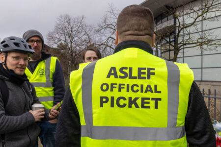 Which train lines are affected by the strikes tomorrow?