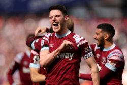 Arsenal long way short of West Ham’s mammoth valuation for Declan Rice