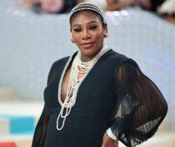 Pregnant Serena Williams unveils baby bump with husband Alexis Ohanian at Met Gala 2023