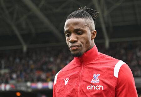 Wilfried Zaha may have played last Crystal Palace game after season-ending injury