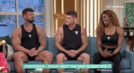 Buff stars are ready for battle as three new Gladiators join cast of iconic reboot: Meet Giant, Fire and Legend