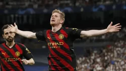 Champions league semi final first leg - Real Madrid vs Man City - Final Score Real Madrid 1-1 Man City Player ratings as De Bruyne and Vinicius score stunning goals