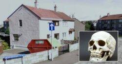 Young children find a human skull in a plastic bag in their garden