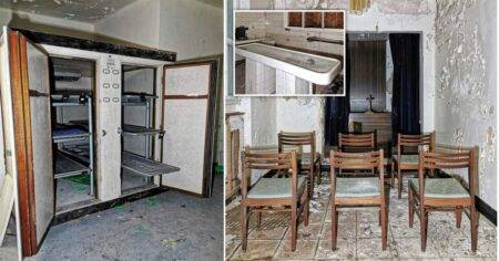 Inside the eerie abandoned mortuary ‘frozen in time’ for two decades