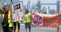 Anti-ULEZ protesters claim London air is ‘not toxic at all’