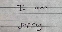 Burglar left a note saying ‘I am sorry’ after raiding house for a second time