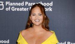Chrissy Teigen shares C-section photo from birth of baby Esti to hit back at trolls