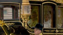 Camilla, Queen Consort, dazzles in white and gold for the Coronation with nod to the late Queen