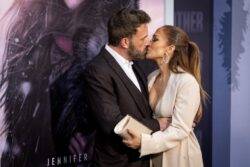 Ben Affleck and Jennifer Lopez get super loved up at LA premiere of Netflix’s The Mother