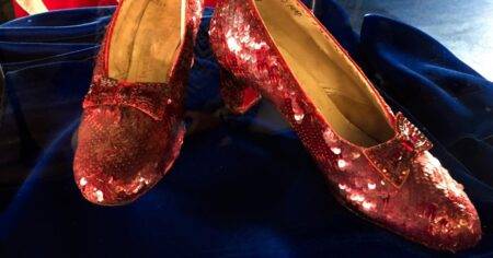 Man indicted for stealing Wizard of Oz ruby slippers that Judy Garland wore