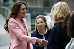 Kate Middleton stuns in Alexander McQueen pink suit on Foundling Museum visit