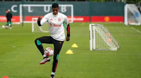 Marcus Rashford returns to Manchester United training ahead of Chelsea clash