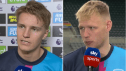 Martin Odegaard and Aaron Ramsdale fire warning to Manchester City