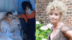 Lauren Harries removes bandages for first time since suffering ‘worst nightmare’ by losing hair during brain surgery