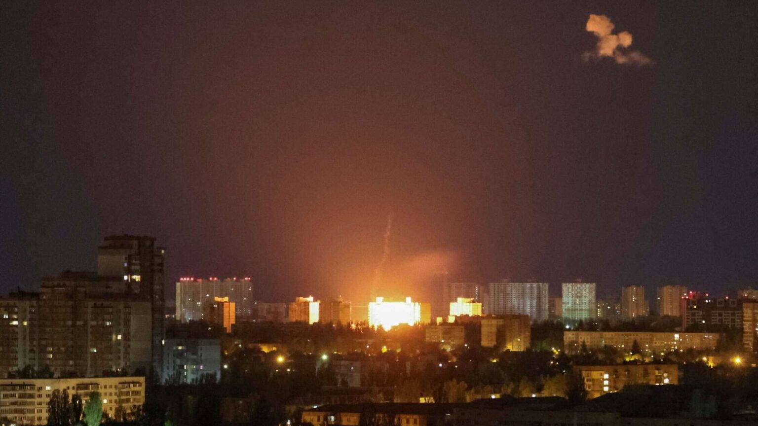 Kyiv under drone attack barrage for second night