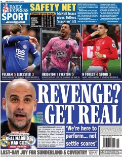 Express Sport – ‘Revenge? Get Real’