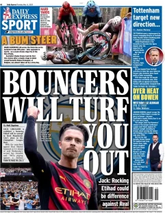 Express Sport – Bouncers will turf you out 