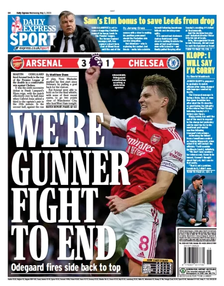 Express Sport – ‘We’re Gunner fight to end’