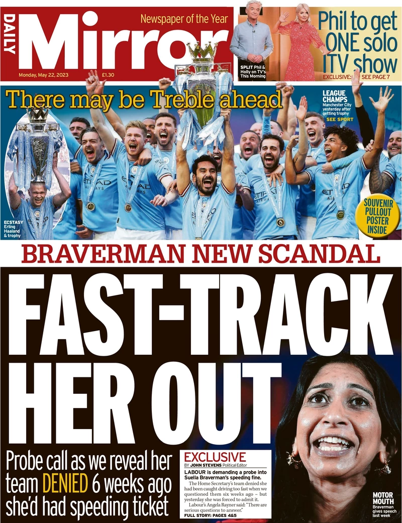 Daily Mirror - Fast-track her out