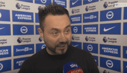 Roberto De Zerbi warns Arsenal they will see the ‘true Brighton’ after shock Everton defeat