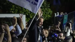 Greek election: Mitsotakis celebrates big win but wants majority, second election hinted