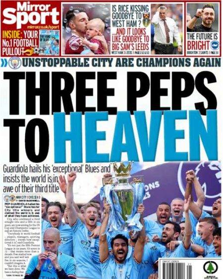 Mirror Sport – ‘Three Peps to heaven’