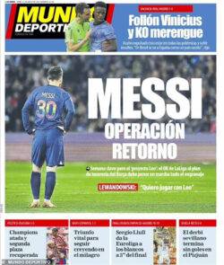 Mundo Deportivo – Messi operacion retorno