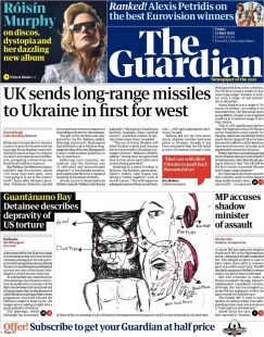 The Guardian – UK sends long-range missiles to Ukraine in first for west