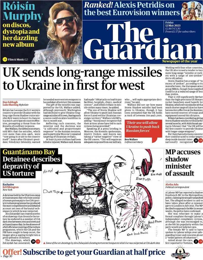 The Guardian - UK sends long-range missiles to Ukraine in first for west