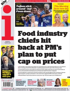 The i – Supermarket bosses hit back at PM’s plan to cap food prices 