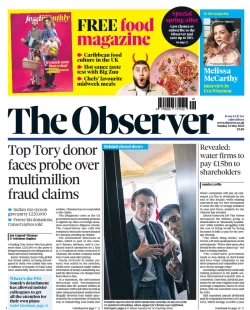 The Observer – Top Tory donor faces probe over multimillion fraud claim 