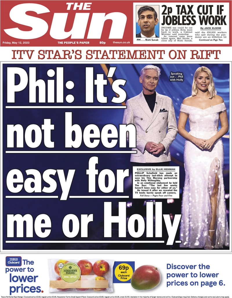The Sun - Phil: It’s not been easy for me or Holly