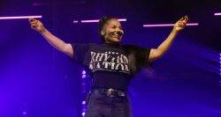 Janet Jackson gets Nasty as she kissed backing dancer on stage and fans are divided