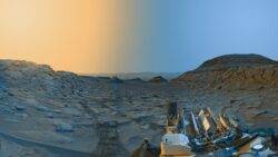 Absolutely stunning image captures a day on Mars from dawn till dusk