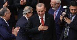 Turkey’s President Erdogan sworn in for third term in office