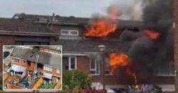 Firefighters tackle blaze in London after ‘lithium battery bubbled’ inside house
