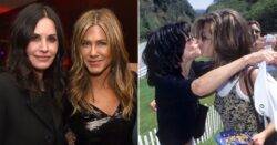 Jennifer Aniston shares kiss with Courteney Cox in sweet photo celebrating 59th birthday