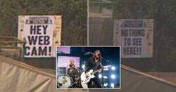 Glastonbury denies posters reveal identity of mystery band The Churnups after accidentally sending fans into a frenzy