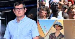 Louis Theroux, Stormzy and Laura Whitmore prove comfy and casual is the ultimate style for Glastonbury as they lead celebrity sightings