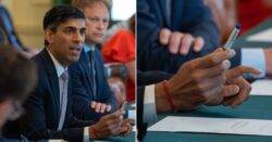 Rishi Sunak ‘routinely uses’ pens with erasable ink during government meetings