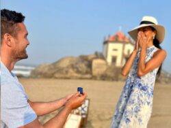 Nicole Scherzinger announces engagement to Thom Evans with incredible photos of proposal