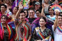 Thai PM frontrunner vows marriage equality and attends Pride parade