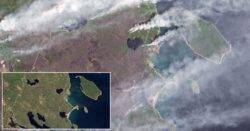 Smoky haze from Canada’s wildfires is blocking satellite images