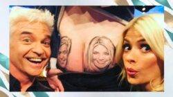 Man who has Phillip Schofield’s face tattooed on his bum has no regrets about cheeky ink