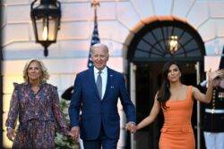 Joe Biden cracks awkward age joke about friendship with Desperate Housewives star Eva Longoria