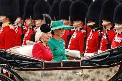 Kate Middleton goes green for Trooping the Colour in matching ensemble